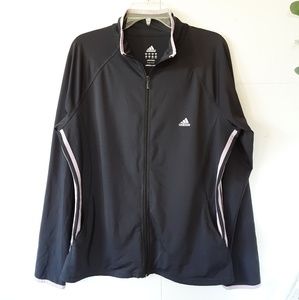 adidas Women's Lightweight Zip Up Lavender Jacket